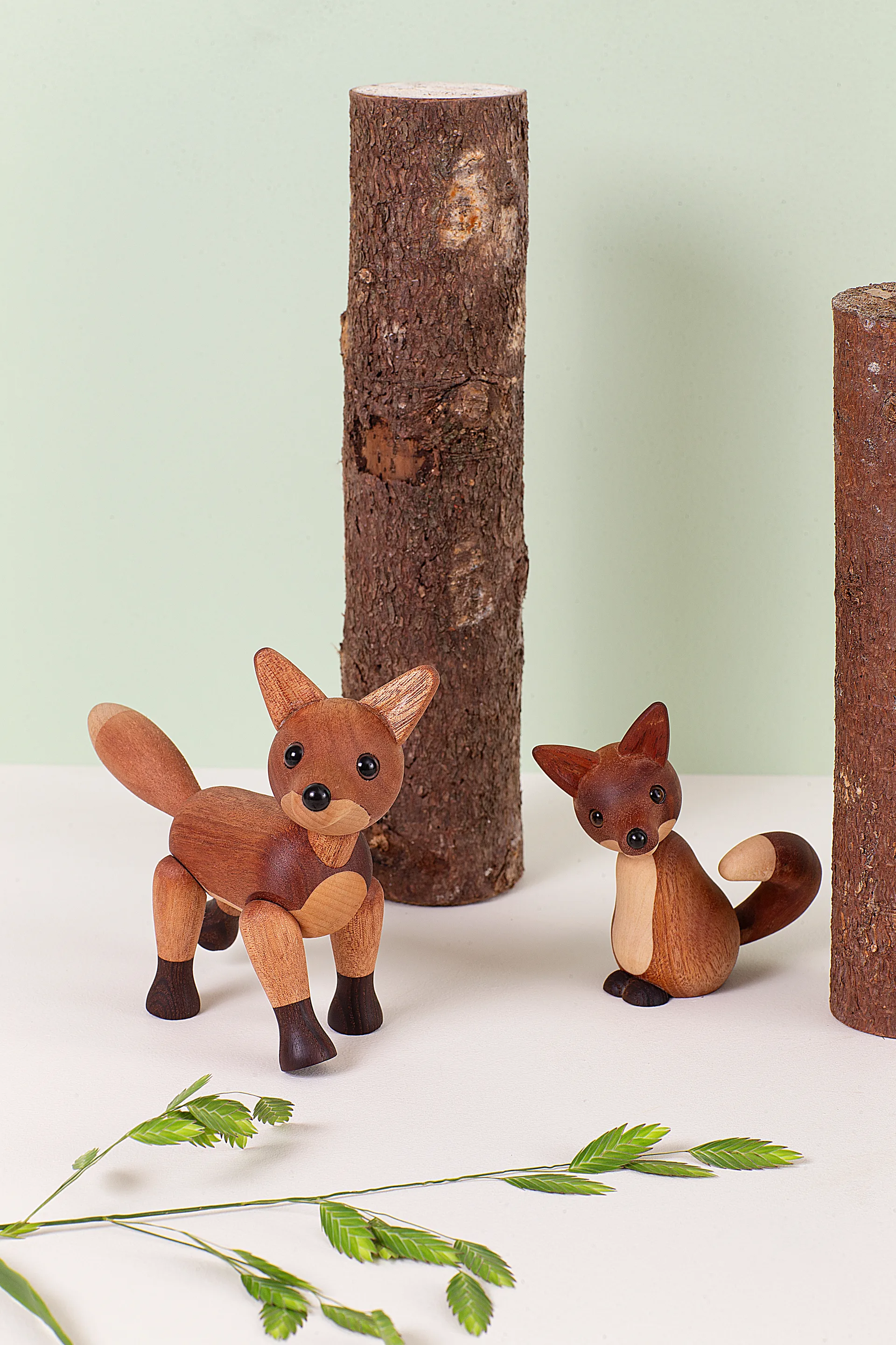 Foxy fox decoration 12 cm, Mahogany Spring Copenhagen