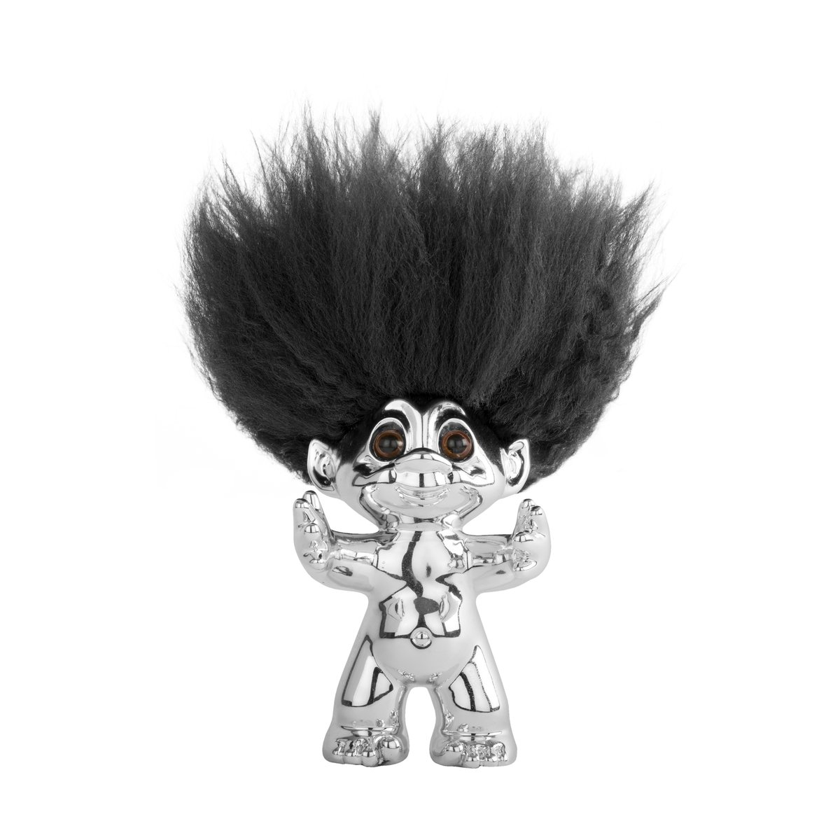 Spring Copenhagen Good Luck Troll 9 cm Chrome