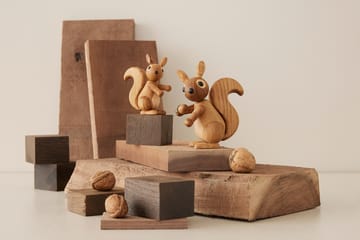 Hazel Squirrel decoration 11.5 cm - Oak - Spring Copenhagen