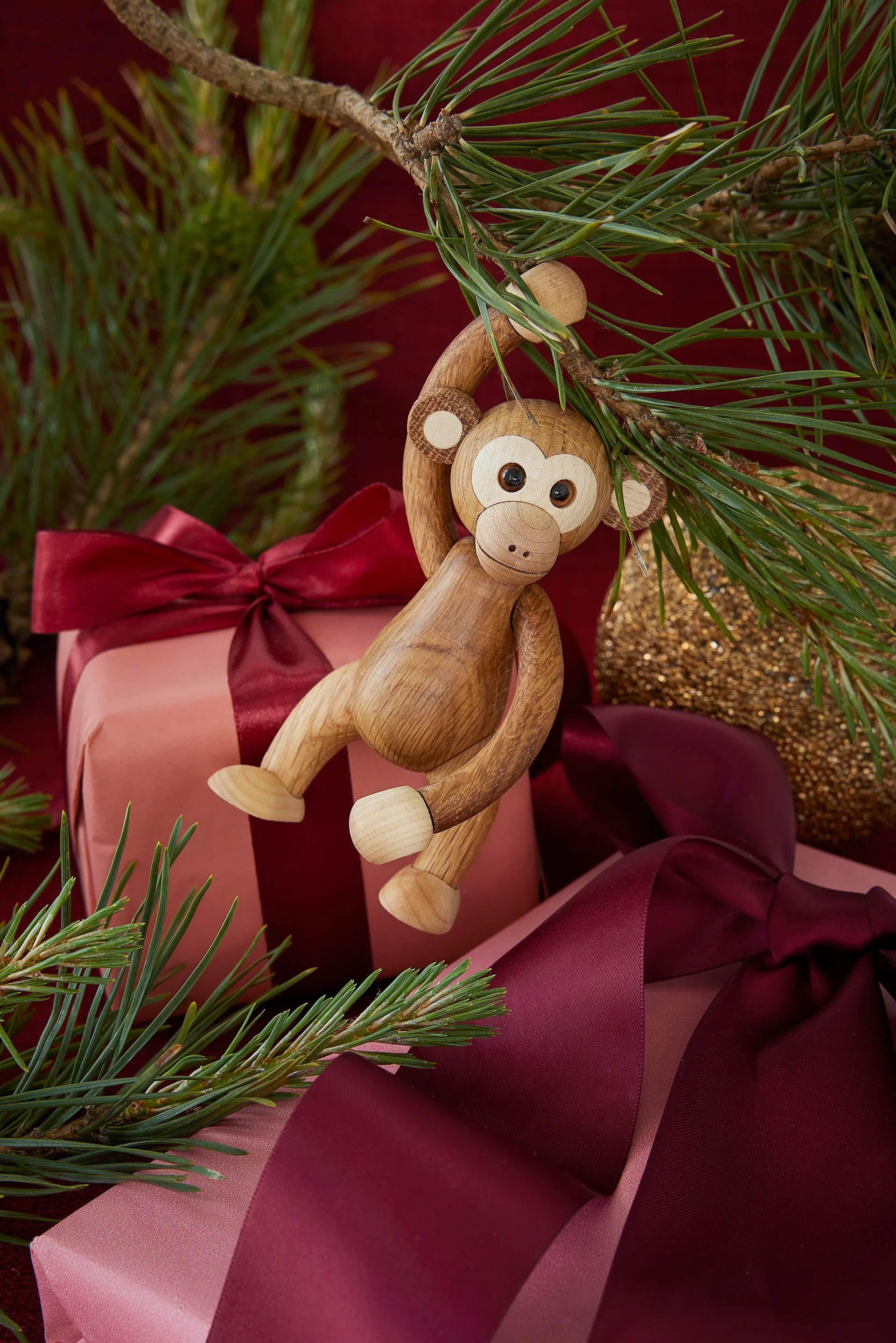 Jolly monkey decoration 11 cm, Oak Spring Copenhagen