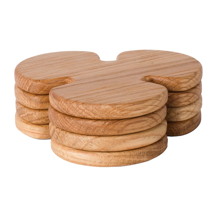 Lucky coaster 4-pack, Oak Spring Copenhagen