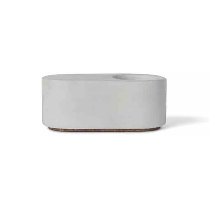 Ovaali candle sticks 3 cm - White - Spring Copenhagen