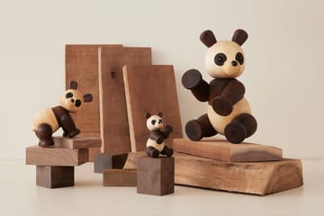 Pixi Panda decoration maple 9 cm - Brown - Spring Copenhagen