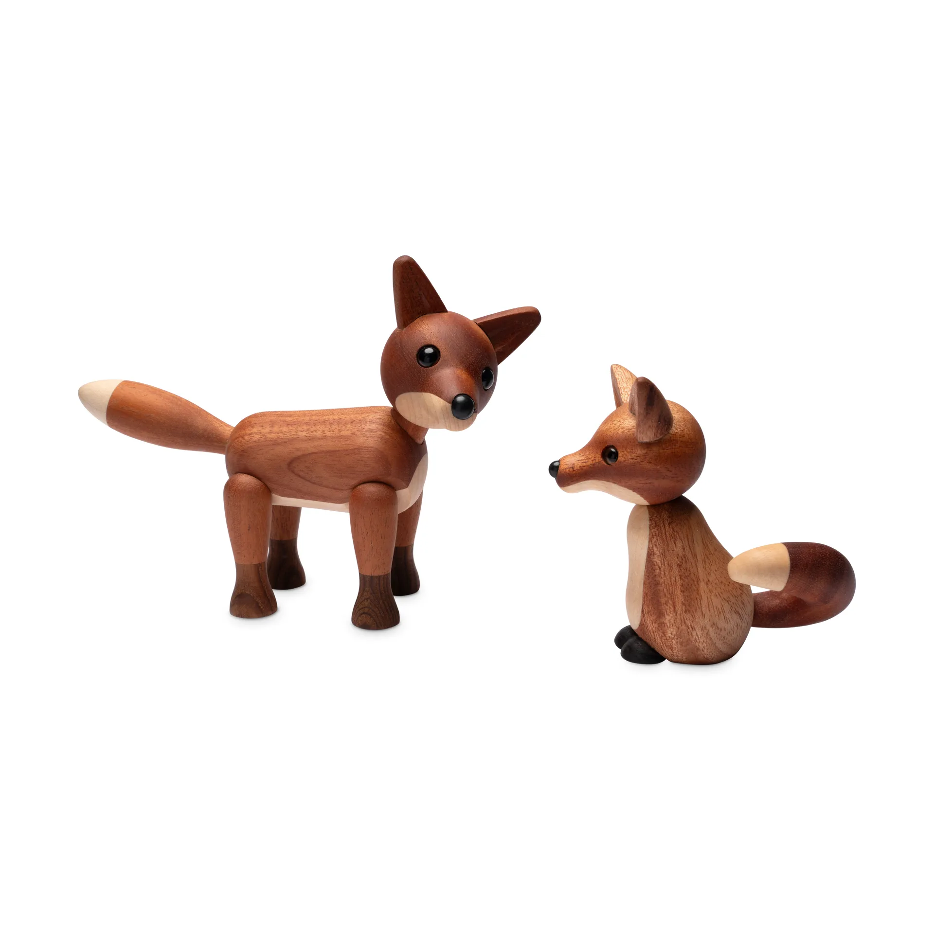 Roxy fox decoration 10 cm, Mahogany Spring Copenhagen