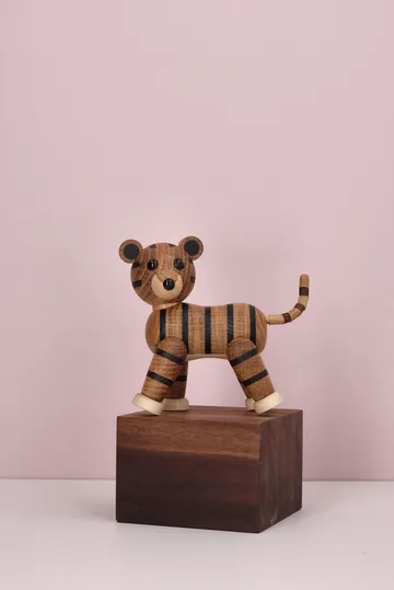 Shiva tiger figurine - Beige, 12x6x12 cm - Spring Copenhagen