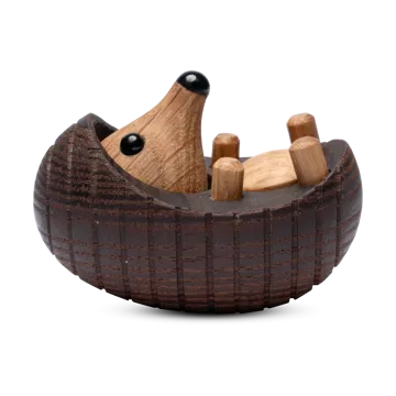 Spike hedgehog decoration 4 cm - Thermo ash - Spring Copenhagen