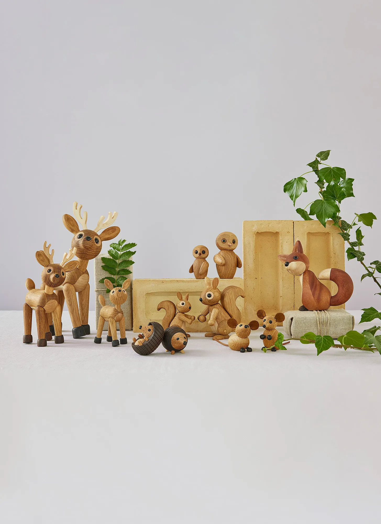 Stick hedgehog decoration 4.5 cm, Thermo ash Spring Copenhagen