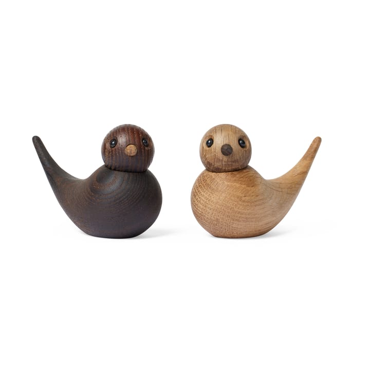 Sweeties swallow decoration 5.4 cm 2 parts - Oak - Spring Copenhagen