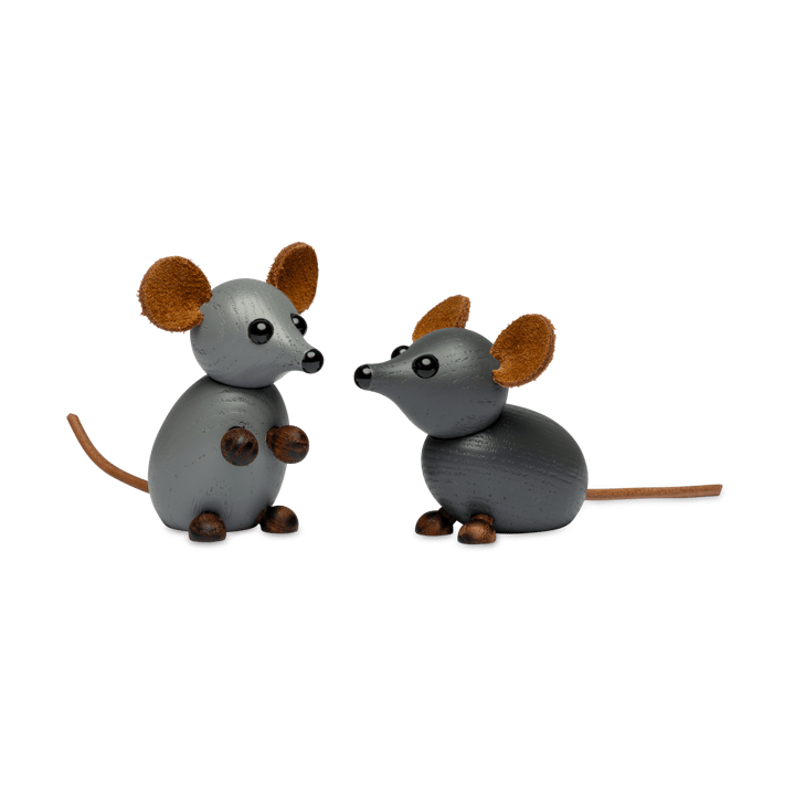 The farm mouse decoration 7 cm, Grey Spring Copenhagen