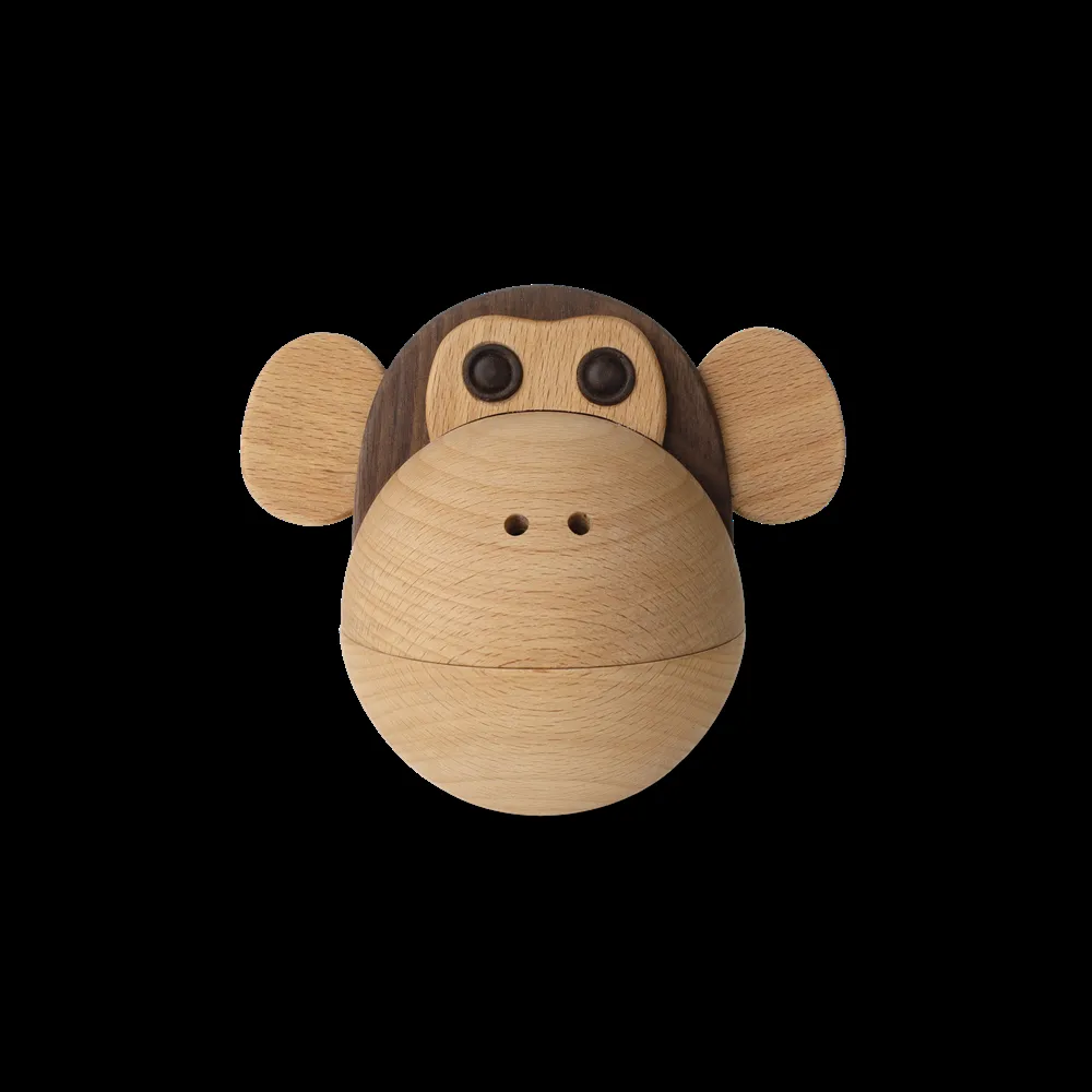 Spring Copenhagen The Monkey bowl Ø14 cm Book-walnut