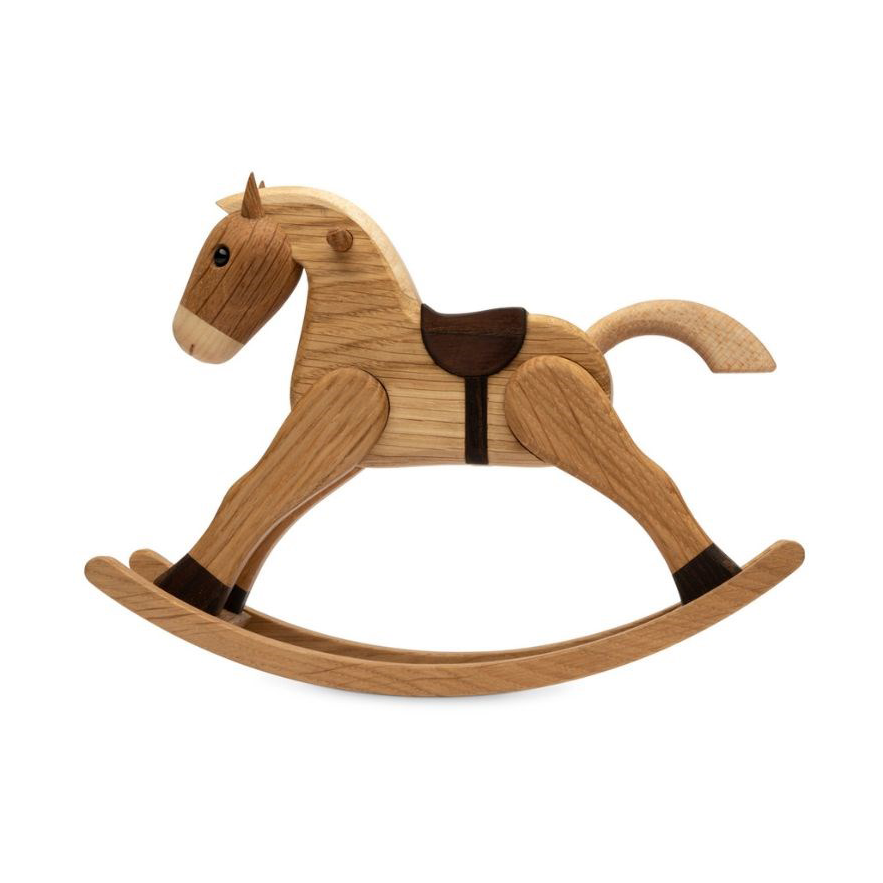 Spring Copenhagen The Rocking Horse decoration 13.5 cm Oak