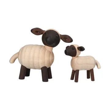 Will lamb figurine - Beige, 6.6x9xH8.5 cm - Spring Copenhagen