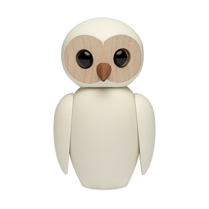 Wise owl decoration 7 cm - White - Spring Copenhagen