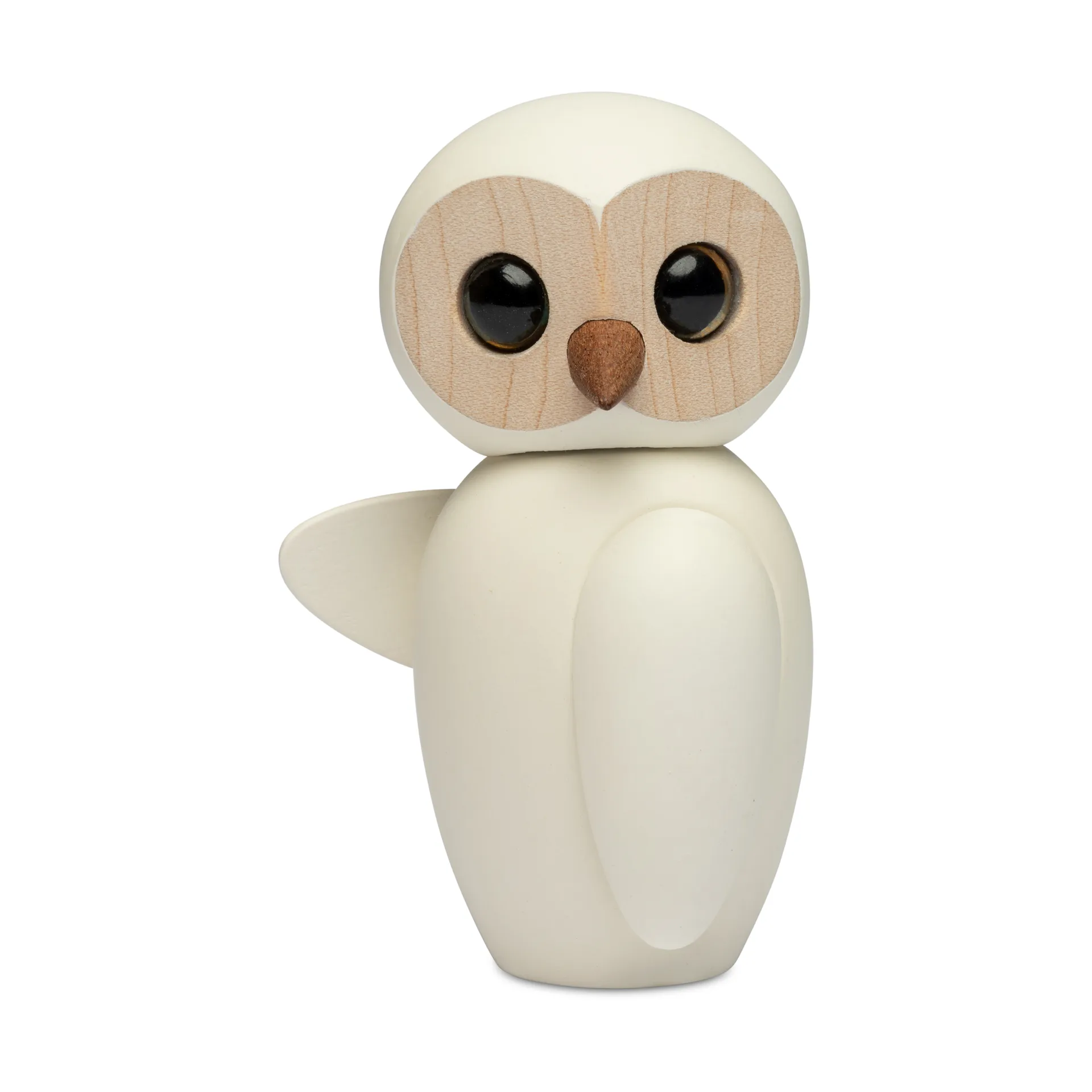 Wise owl decoration 7 cm, White Spring Copenhagen