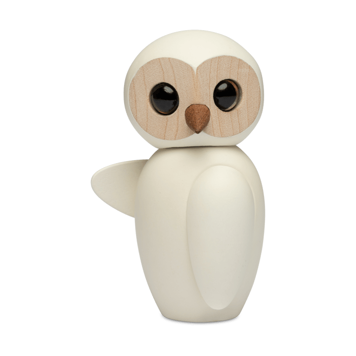 Wise owl decoration 7 cm, White Spring Copenhagen