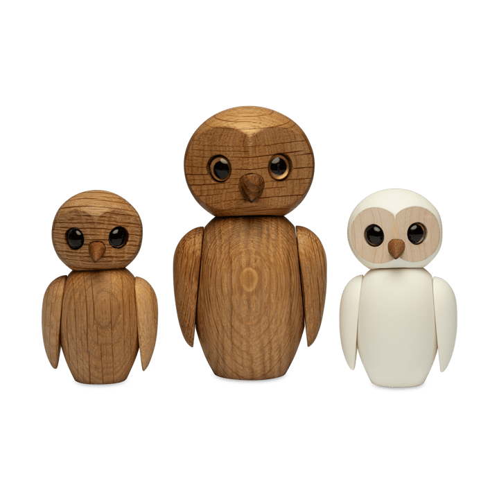 Wise owl decoration 7 cm, White Spring Copenhagen