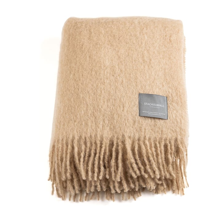 Mohair blanket - camel - Stackelbergs