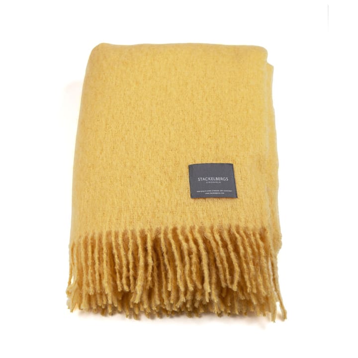 Mohair blanket - Golden yellow - Stackelbergs