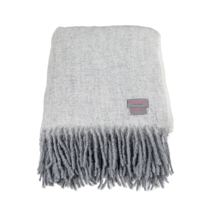 Mohair blanket - White & shiffer melange - Stackelbergs