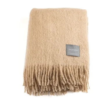 Mohair throw - camel - Stackelbergs