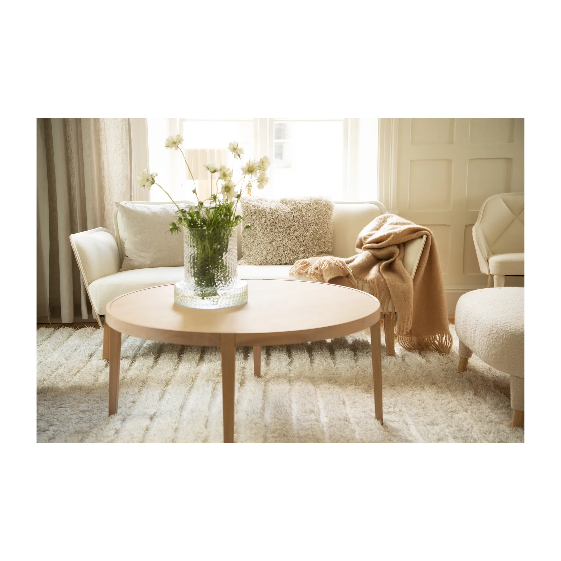 Mohair throw, camel Stackelbergs