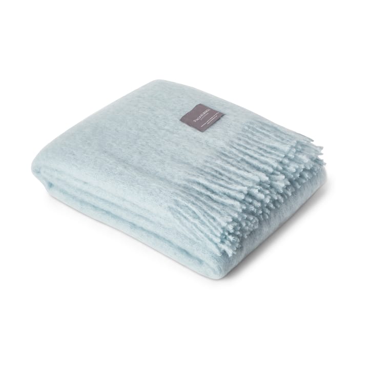 Mohair throw, Dusky blue Stackelbergs
