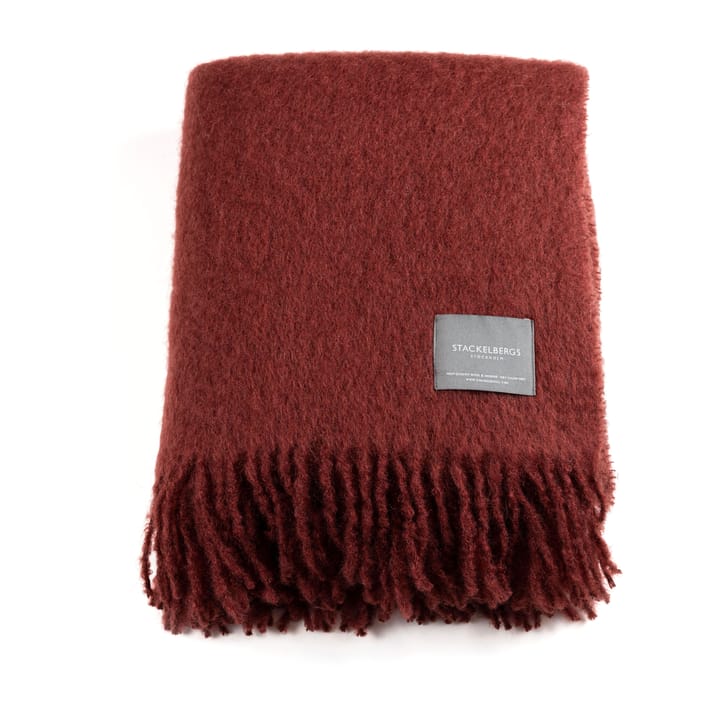 Mohair throw, fired earth Stackelbergs