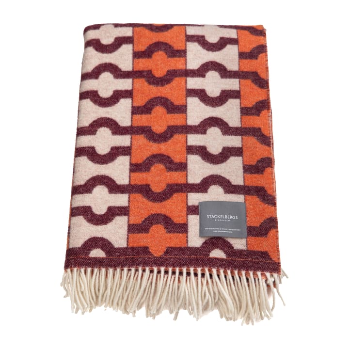 Wallpaper throw - Orange. tableeaux & Off white - Stackelbergs