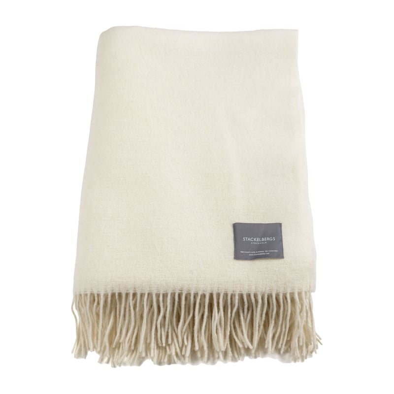Stackelbergs Wool throw Off white
