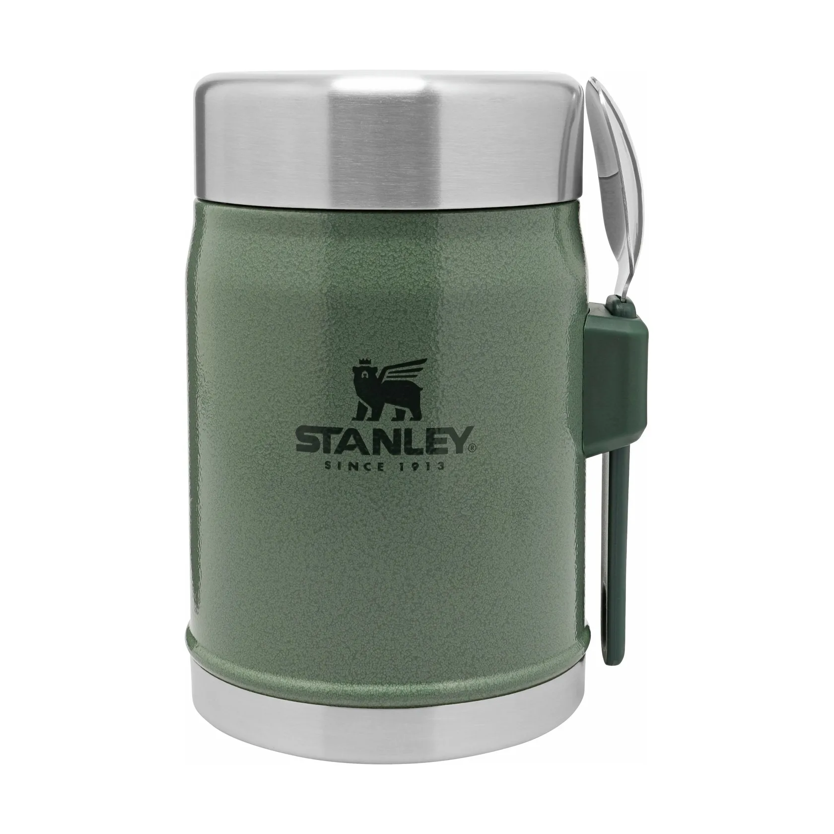 Classic food thermos with spork 0.4 L, Green Stanley