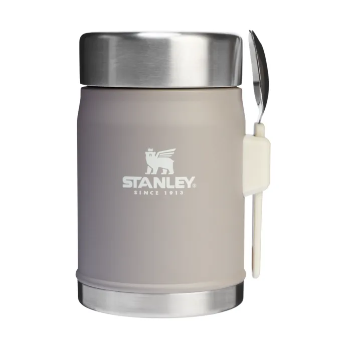 Classic food thermos with spork 0.4 L - Grey - Stanley