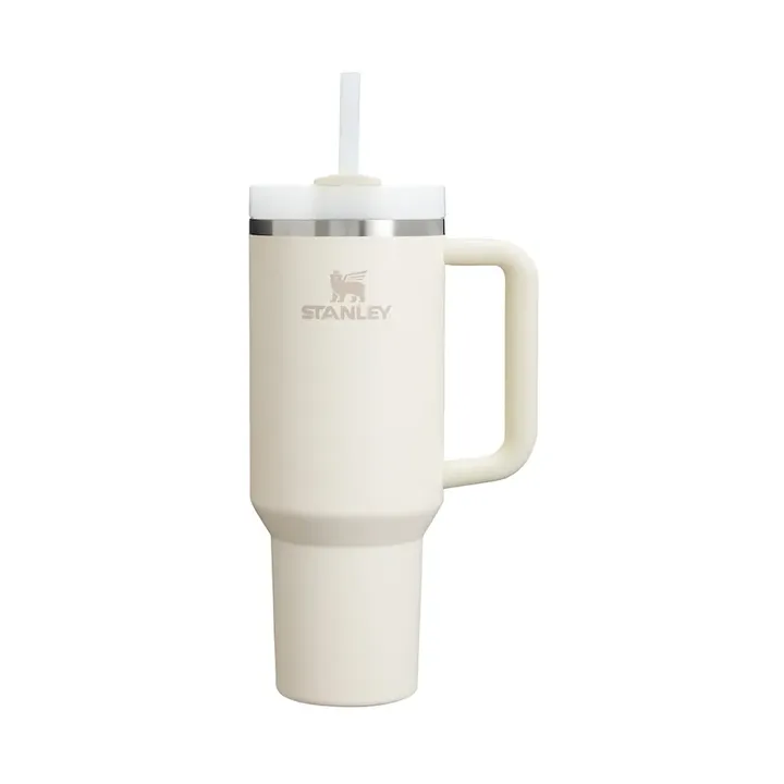 Quencher tumbler with straw 1.18 L - Cream white - Stanley