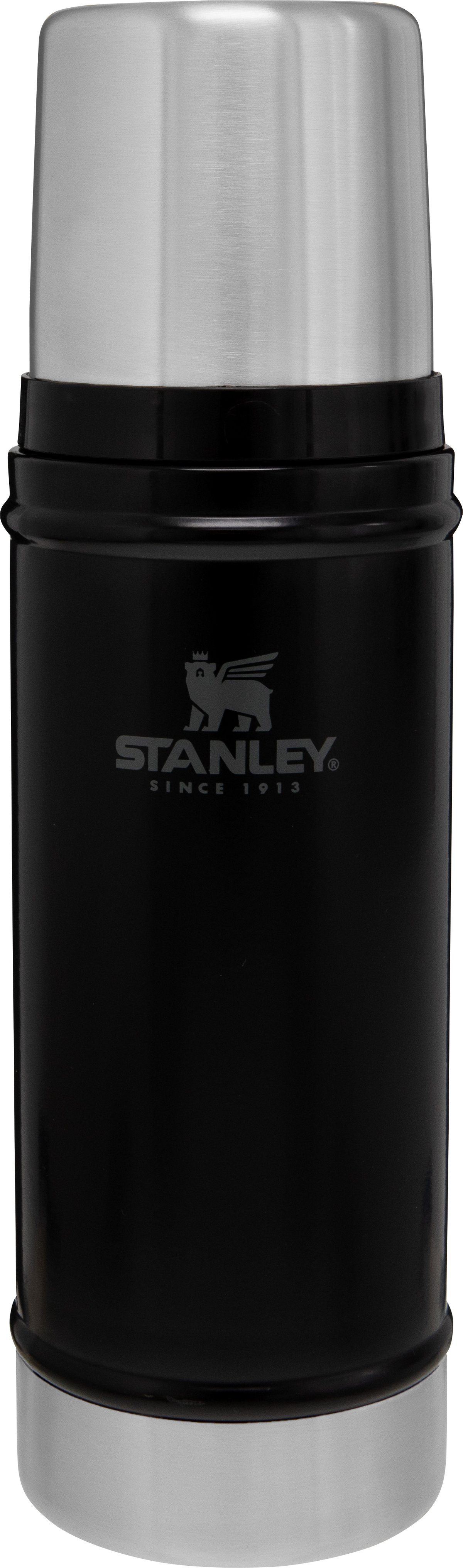 Stanley Thermos classic vacuum 0.47 l Matte black | Scandinavian Design | Thermoses | Black