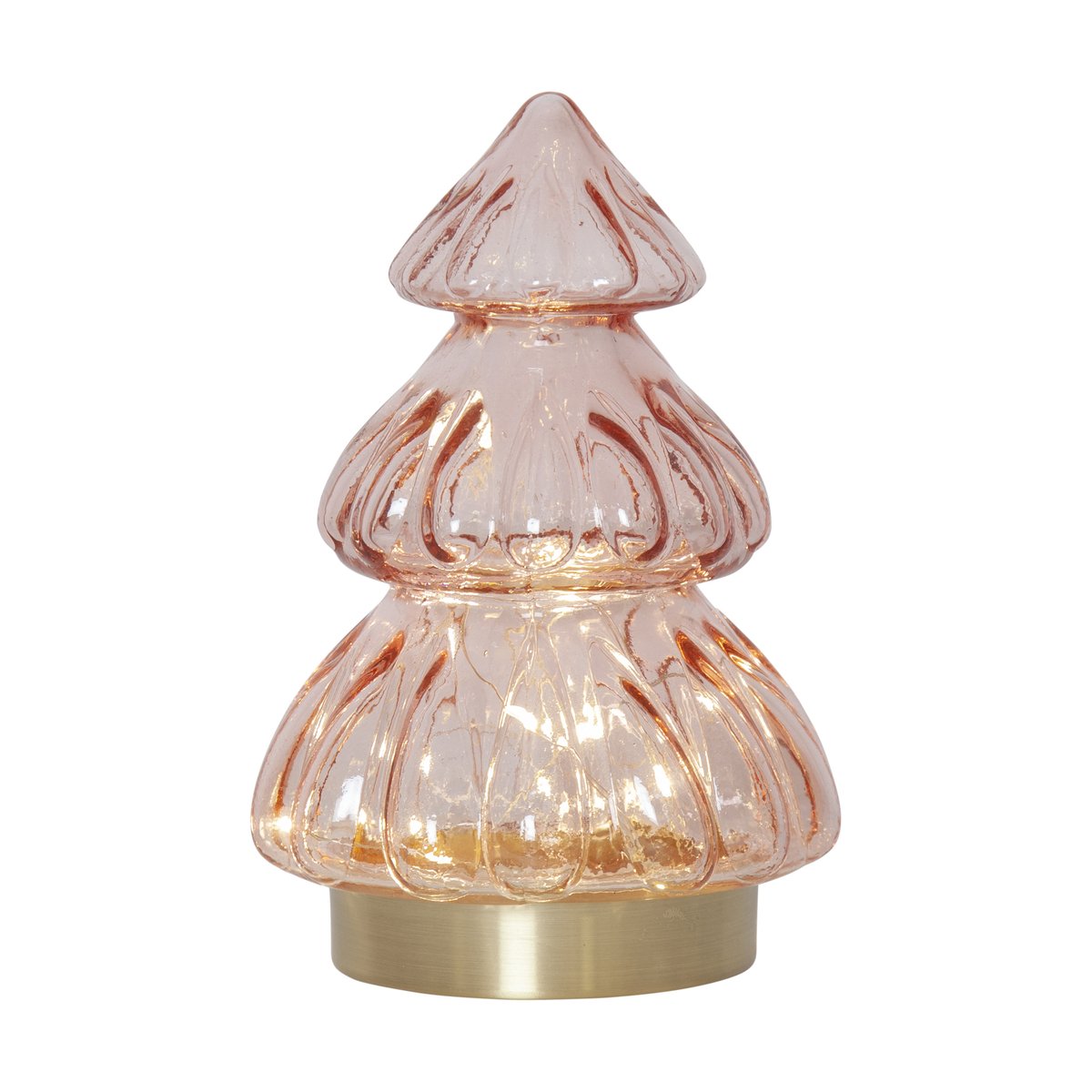 Star Trading Abete table decoration Christmas lights 18 cm Pink
