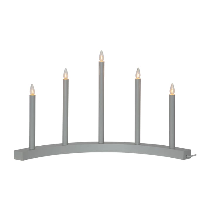 Accent advent candle - grey - Star Trading