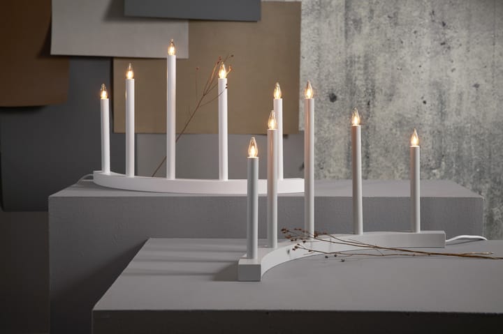 Accent advent candle - grey - Star Trading