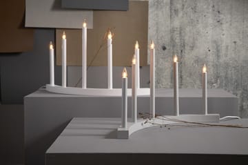 Accent advent candle - grey - Star Trading