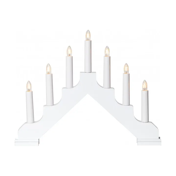 Ada Candle Holder 30 cm, White Star Trading