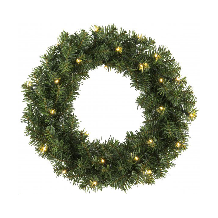 Star Trading Alaska wreath 50x50 cm Green | Scandinavian Design | Decorative accessories | Green