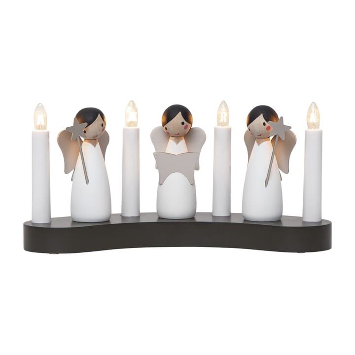 Angel choir advent candle - White - Star Trading