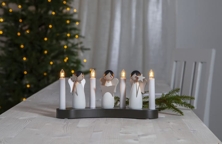 Angel choir advent candle - White - Star Trading