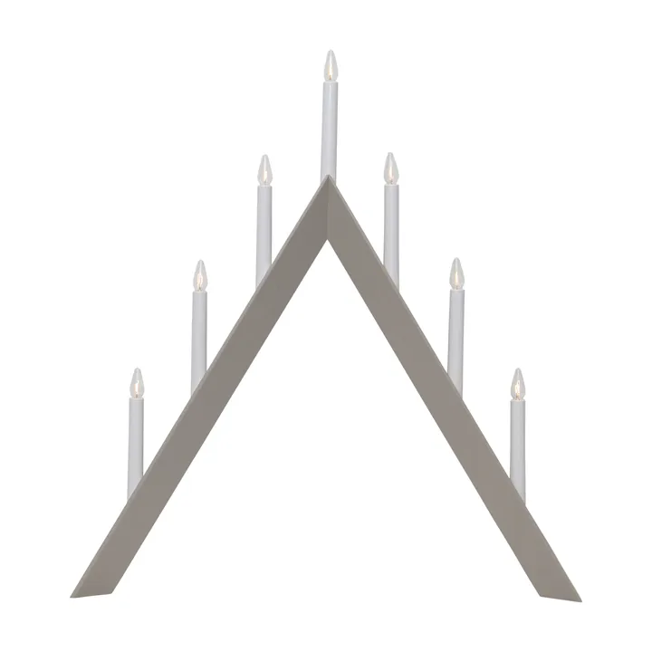 Arrow advent candelabra 64.5 cm - Beige - Star Trading