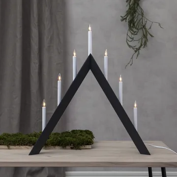 Arrow advent candelabra 64.5 cm - Grey - Star Trading