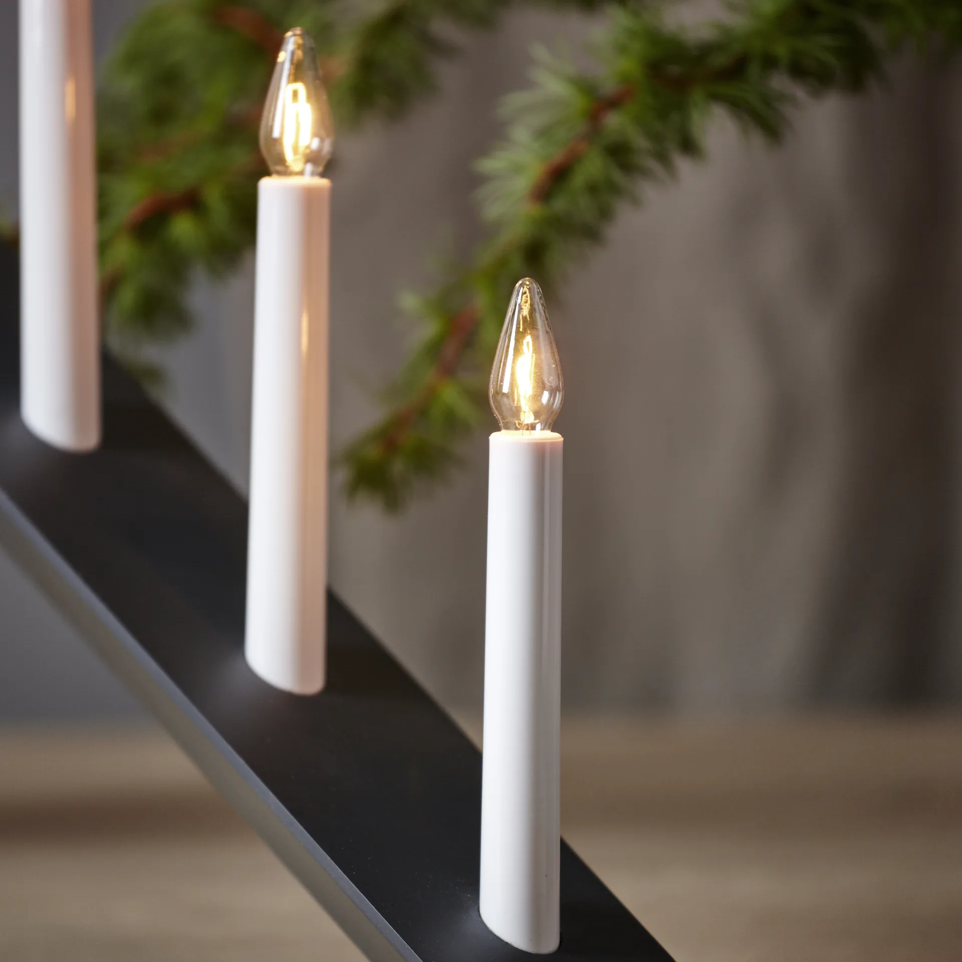 Arrow advent candelabra 64.5 cm, Grey Star Trading