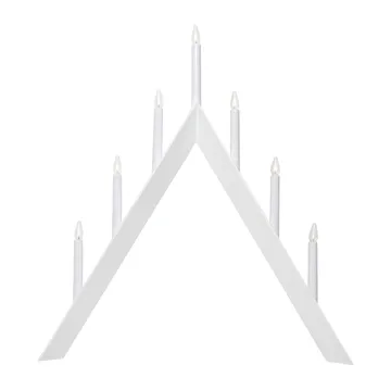Arrow advent candelabra 64.5 cm - White - Star Trading