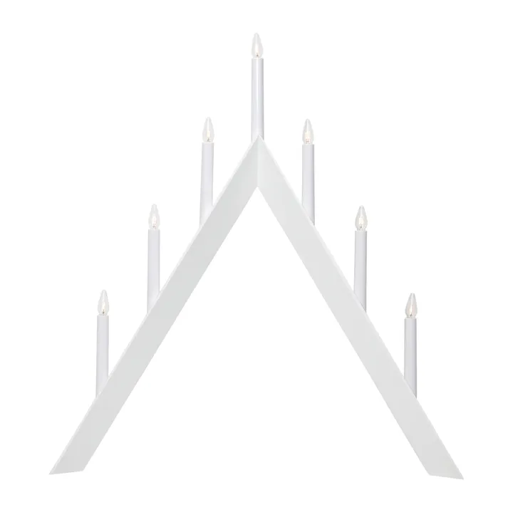 Arrow advent candelabra 64.5 cm - White - Star Trading