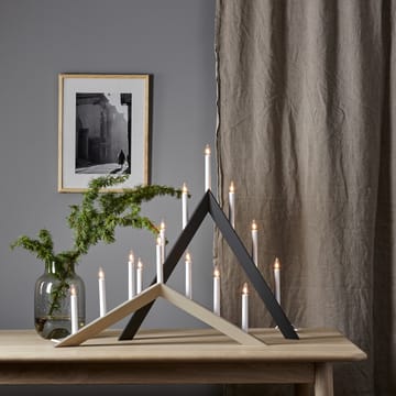 Arrow candle holder 36 cm - Beige - Star Trading