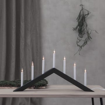 Arrow candle holder 36 cm - Grey - Star Trading
