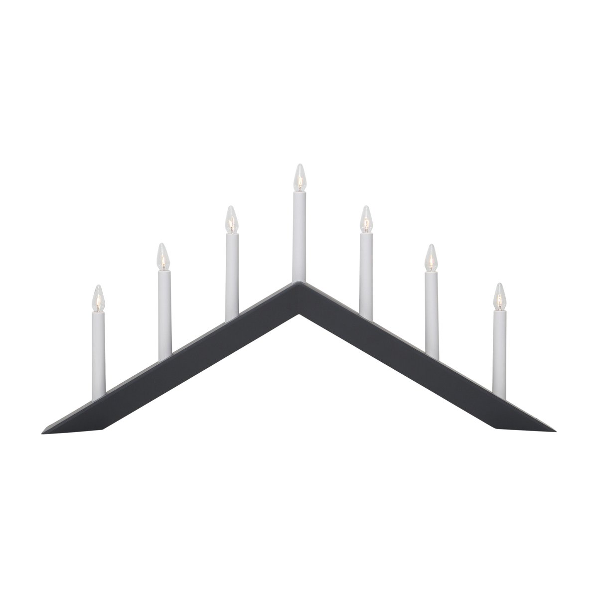Star Trading Arrow candle holder 36 cm Grey | Scandinavian Design | Advent lights | Grey