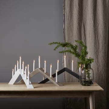 Arrow candle holder 36 cm - Grey - Star Trading